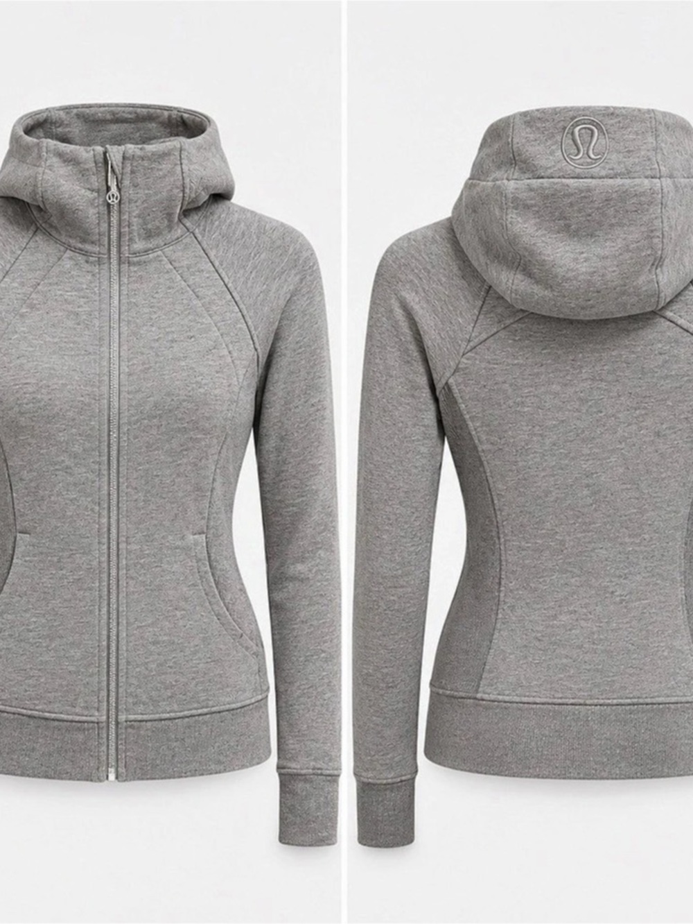 lululemon Hooded Define Jacket *Nulu Gray Jacket Size 4